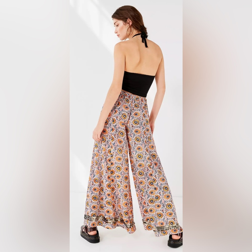 UO Electra Sequin Wide Leg Pant size Small - Picture 2 of 7